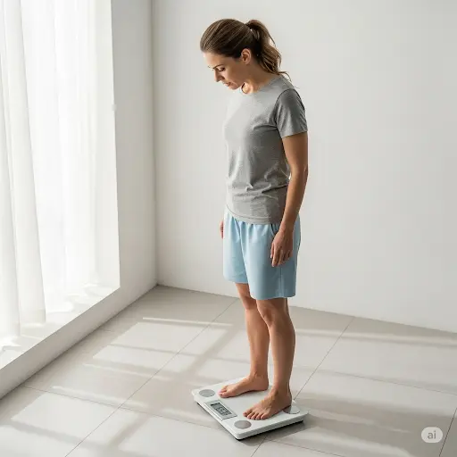 Woman performing a pilates backbend exercise on a reformer machine for flexibility and core strength